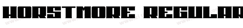 HorstMore Regular字体转换